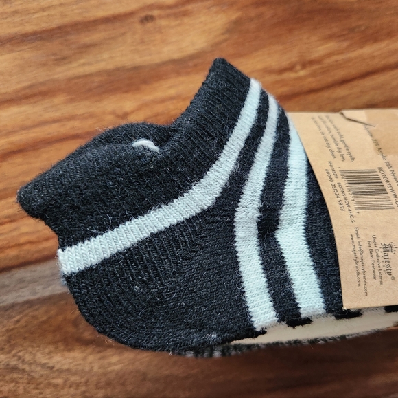 Cute Hedgehog No Show Socks Born Size 4-10 Wool Blend 4 Pair NWT - Picture 6 of 7